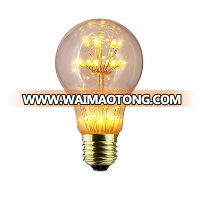 Best Selling Wholesale Vintage 2W High Quality Firework A19 Led Bulb